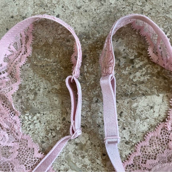 Gianantonio PALADINI Pink Lace Bra USA 36 Italy size 3 - Picture 5 of 11
